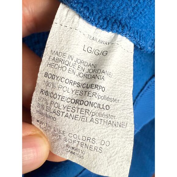 Under Armour UA Golf Storm Pullover Lightweight Sweater Fleece Blue Mens Large - Picture 6 of 9